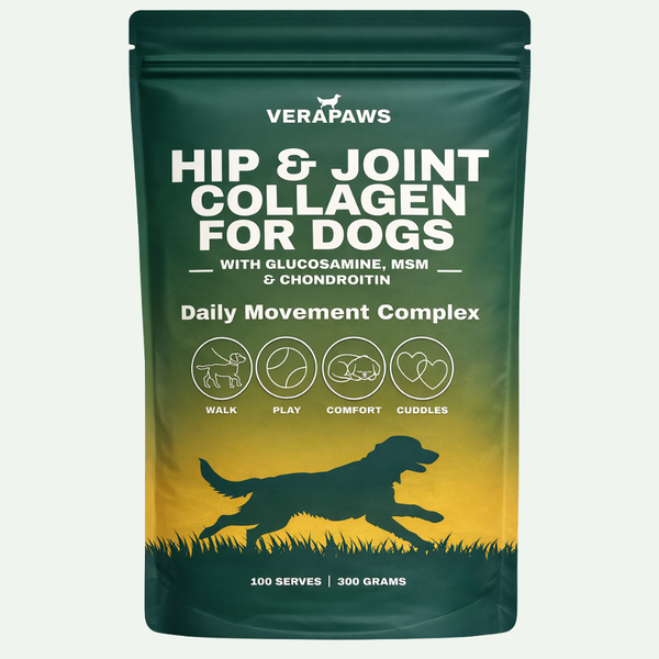 VeraPaws Hip and Joint Collagen For Dogs pouch