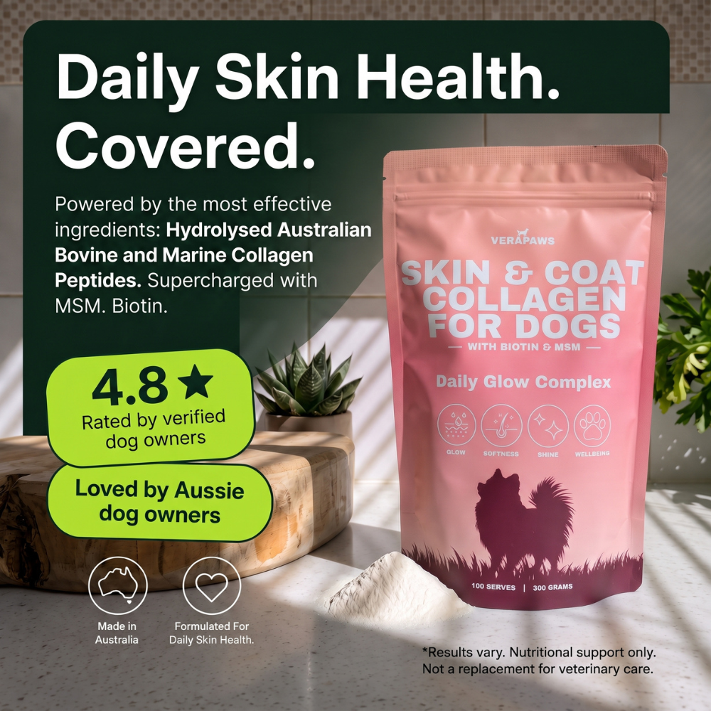 VeraPaws Skin & Coat routine