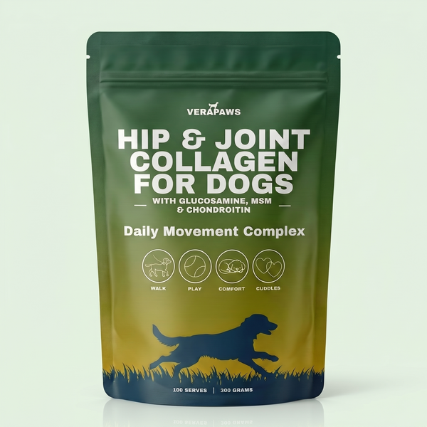 VeraPaws Hip and Joint Collagen For Dogs pouch